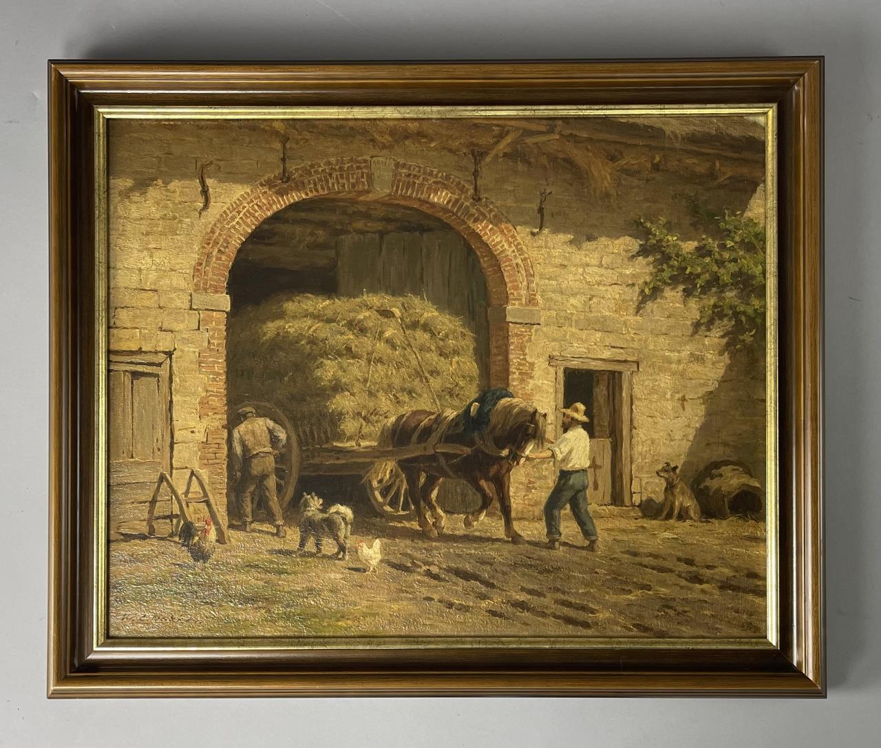 W.C. Nakken 19th century Dutch oil on canvas painting sold at auction