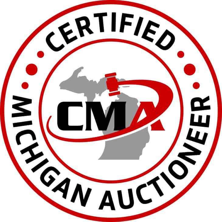 Certified Michigan Auctioneer (CMA) badge